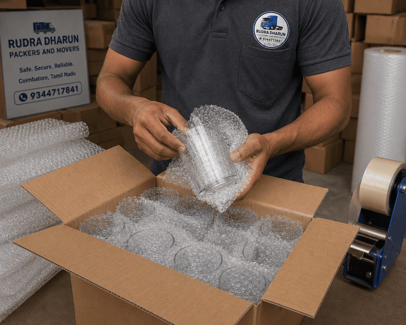 Packing materials used